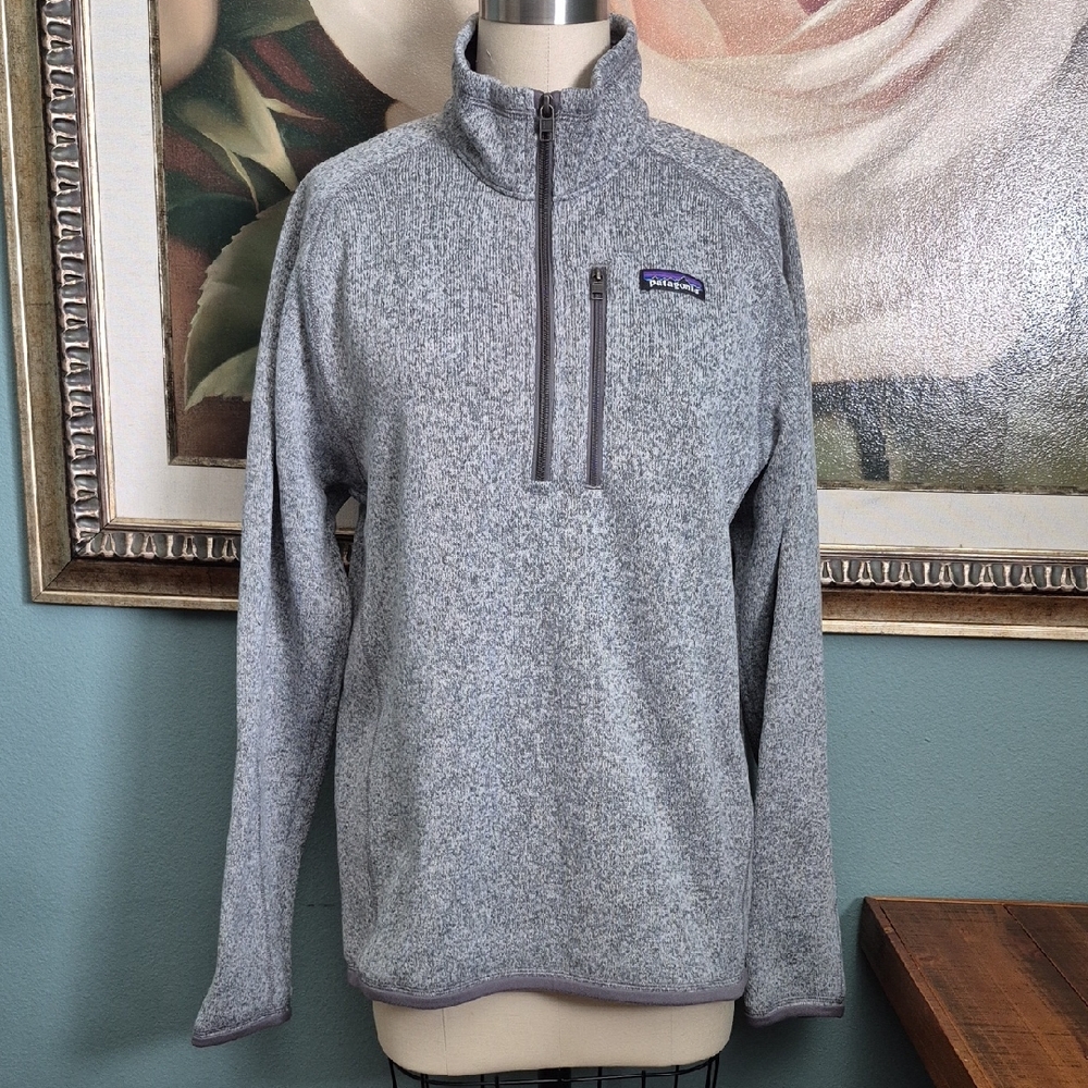 Patagonia Heathered Gray Sweater Pullover